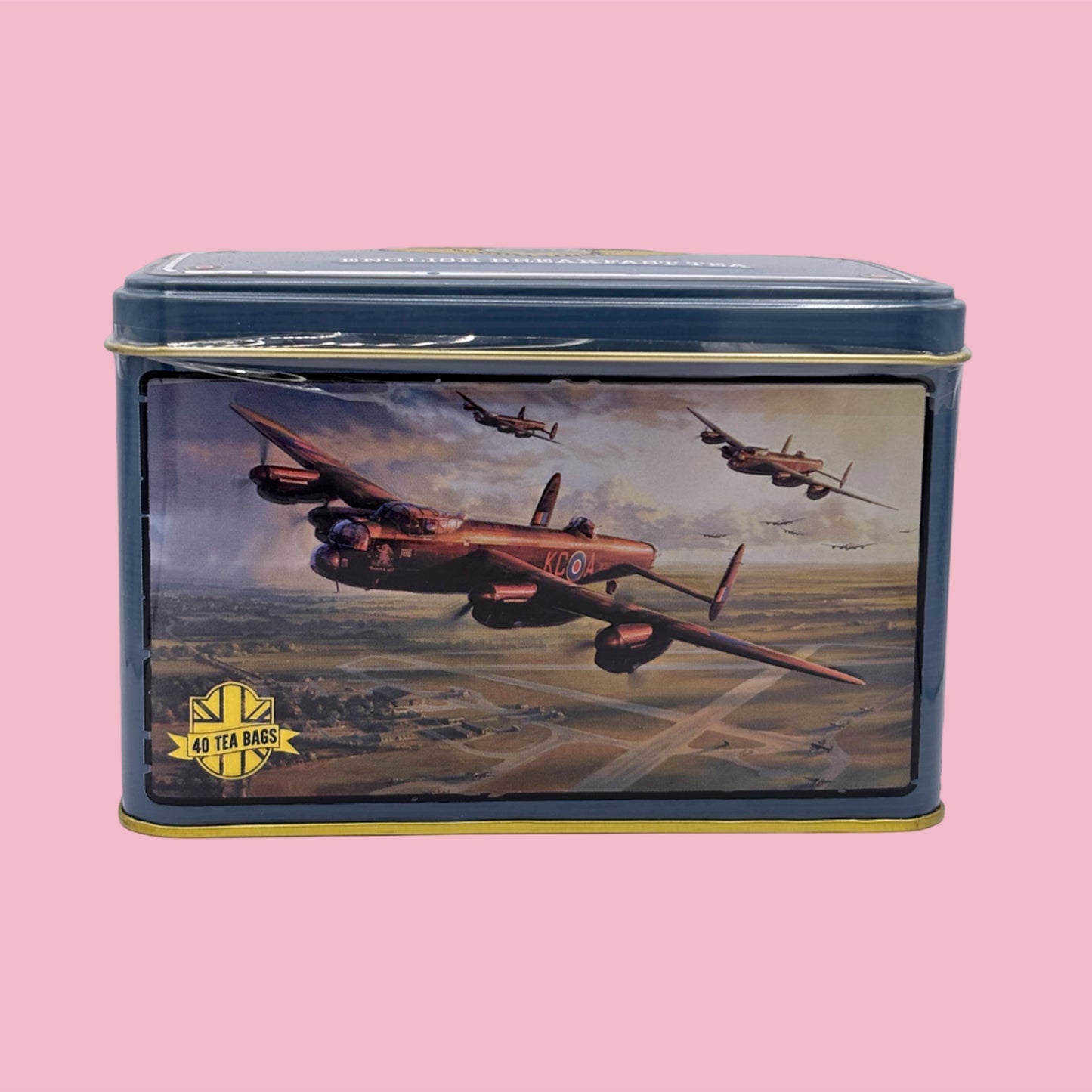 Lancaster Bomber Tea Tin, 40 teabags