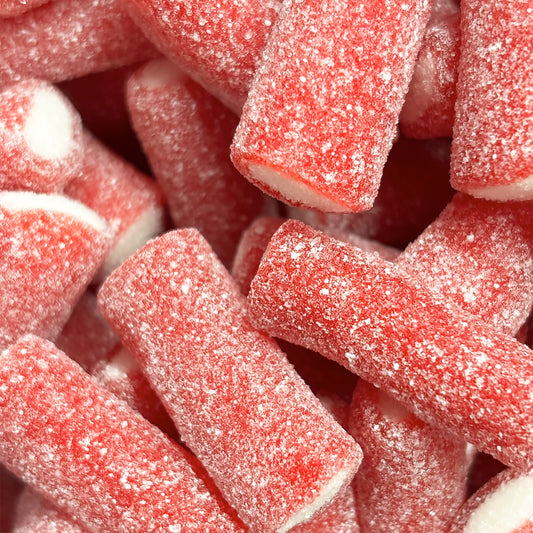 Fizzy Strawberry Pencil Bites
