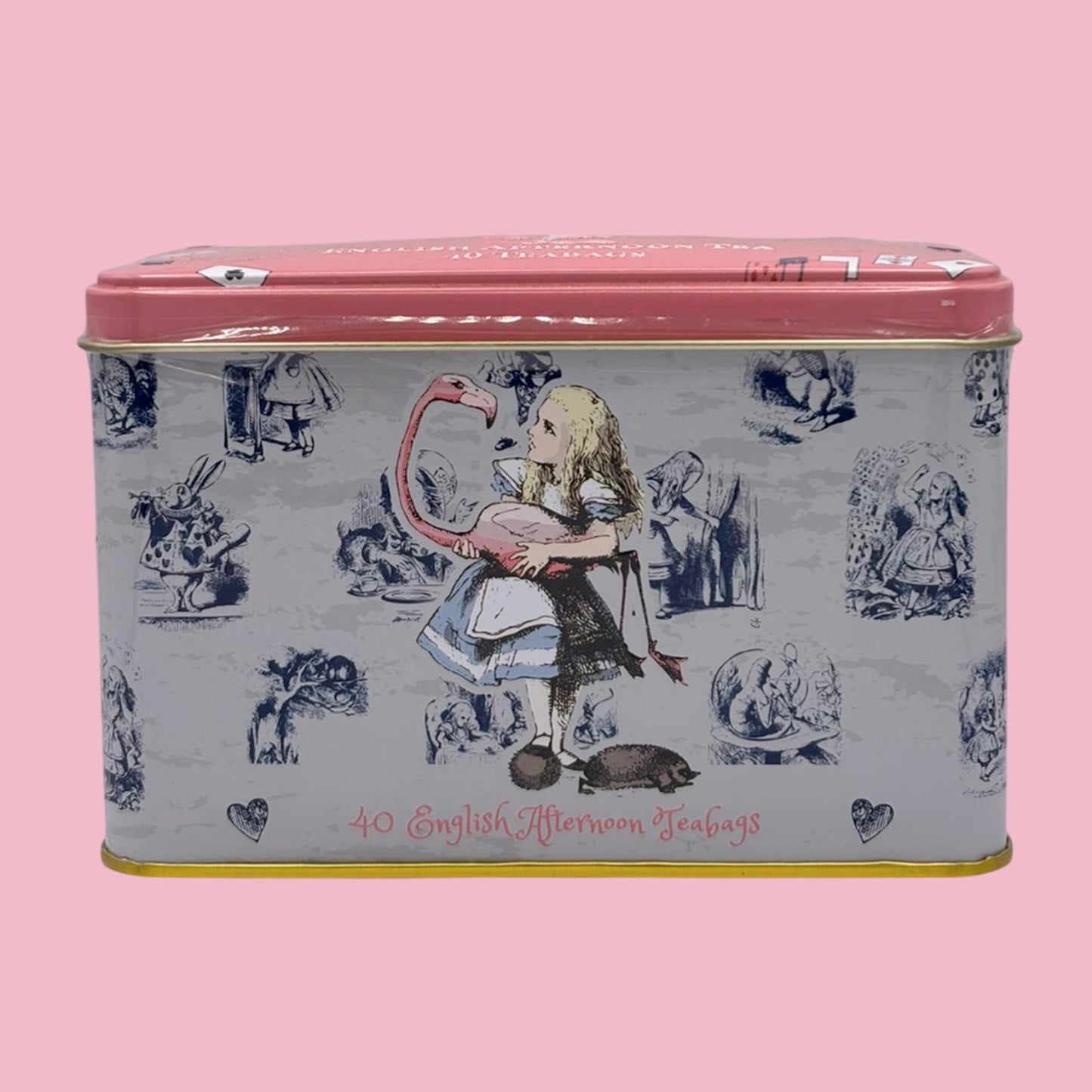 Alice In Wonderland Tea Tin, 40 English Afternoon teabags