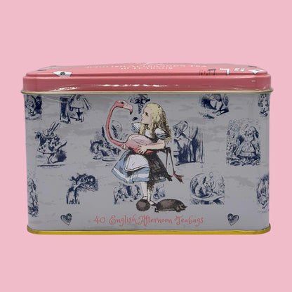 Alice In Wonderland Tea Tin, 40 English Afternoon teabags