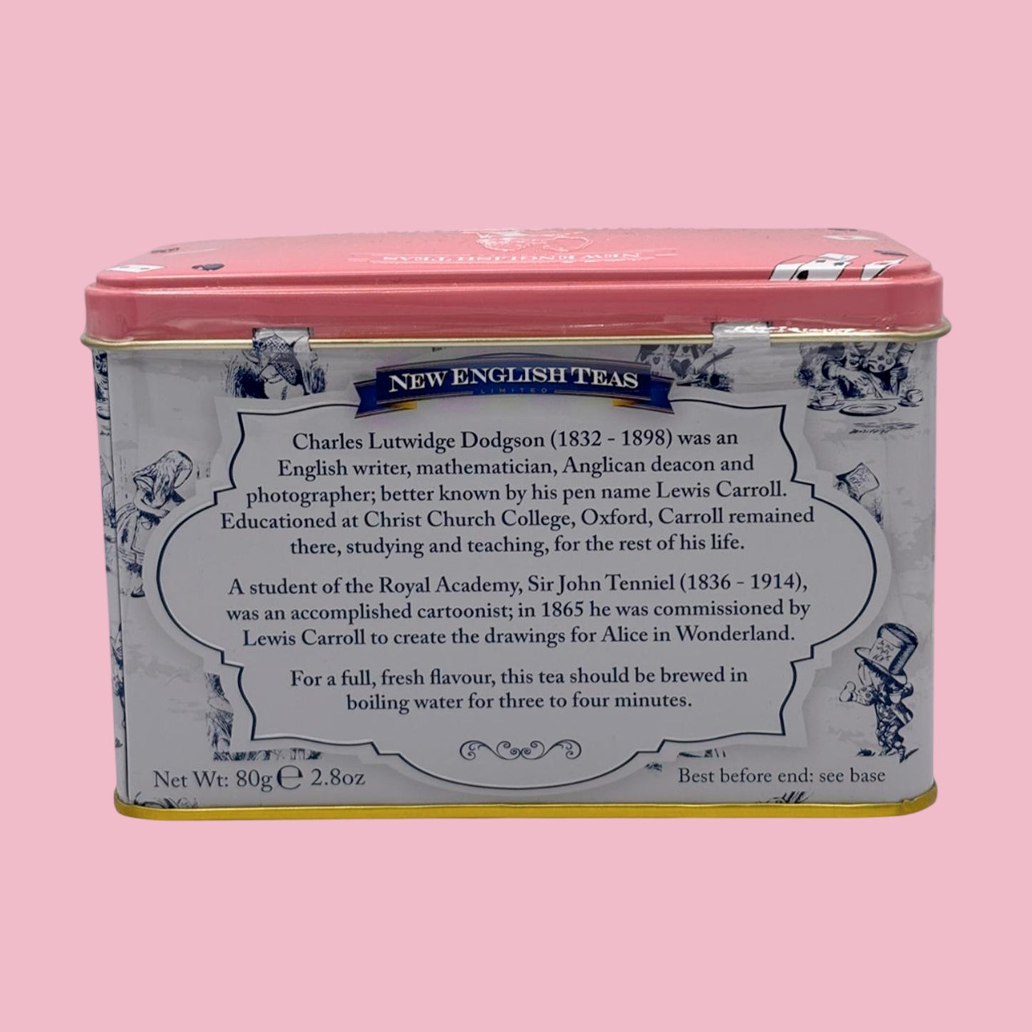 Alice In Wonderland Tea Tin, 40 English Afternoon teabags