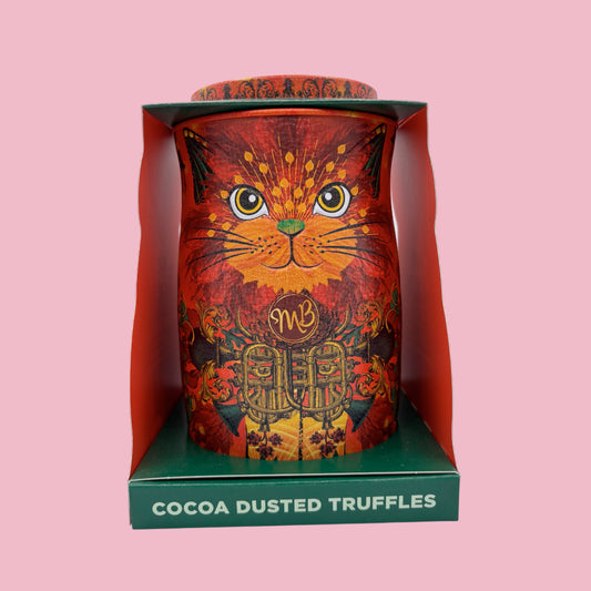 Monty Bojangles Cat, Fire Dancer (Angelica Orange Cocoa Dusted truffles 135g)