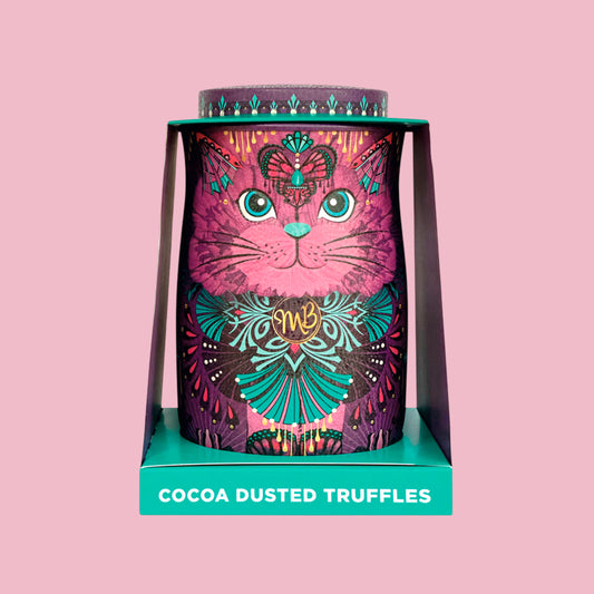 Monty Bojangles Violet Rebel Cat (Choccy Scoffy Cocoa Dusted truffles  135g)