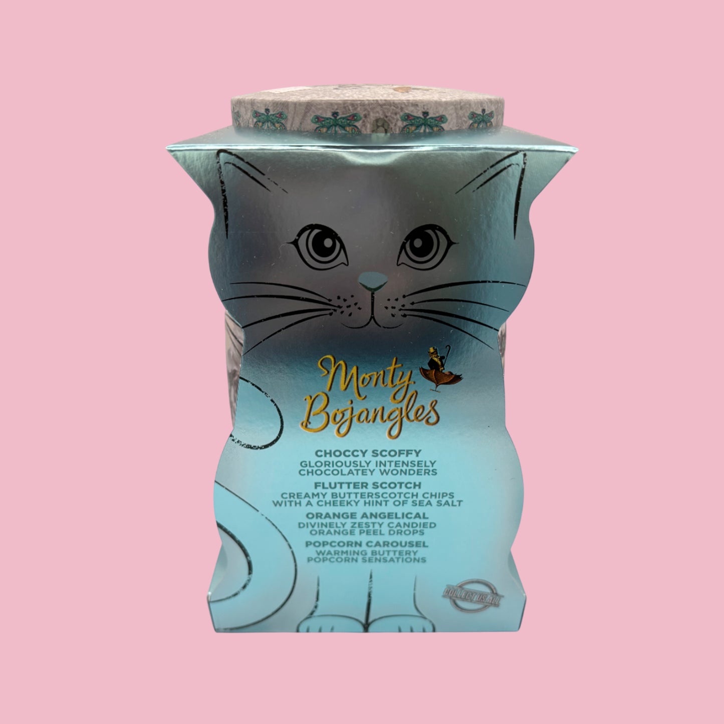 Monty Bojangles, Diamond Empress cat (Assorted Cocoa Dusted Truffles 200g)